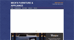 Desktop Screenshot of micksfurniture.com